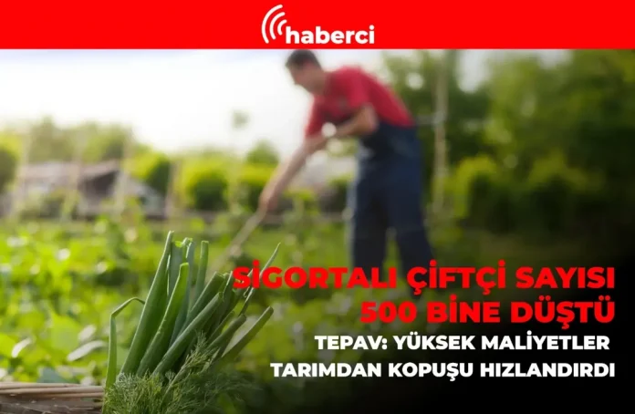Sigortalı çiftçi sayısı düştü
