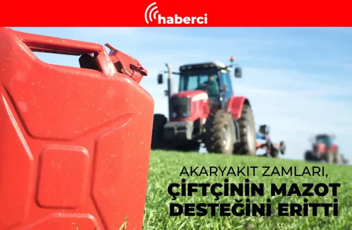 akaryakit zamlari,  çi̇ftçi̇ni̇n mazot desteği̇ni̇ eri̇tti̇ 